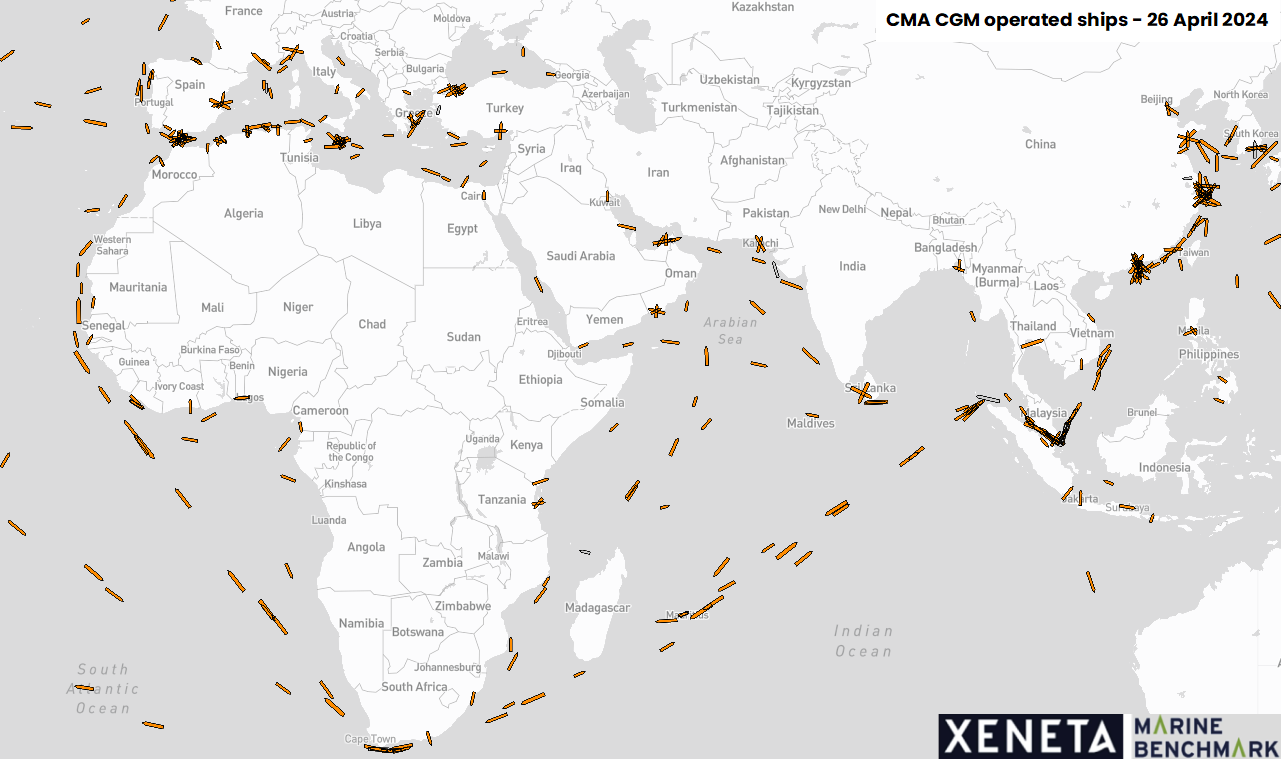 CMA CGM ships