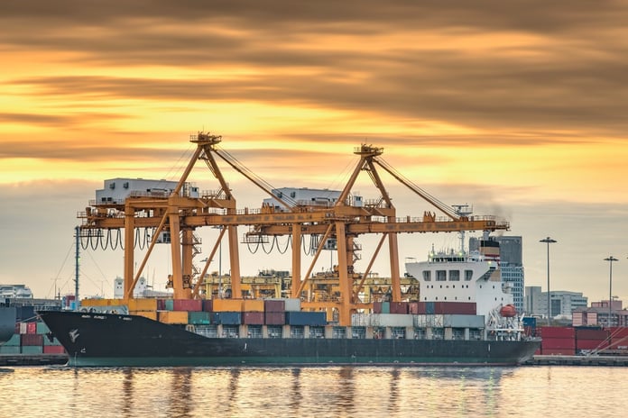 Container ship berthing port.jpg