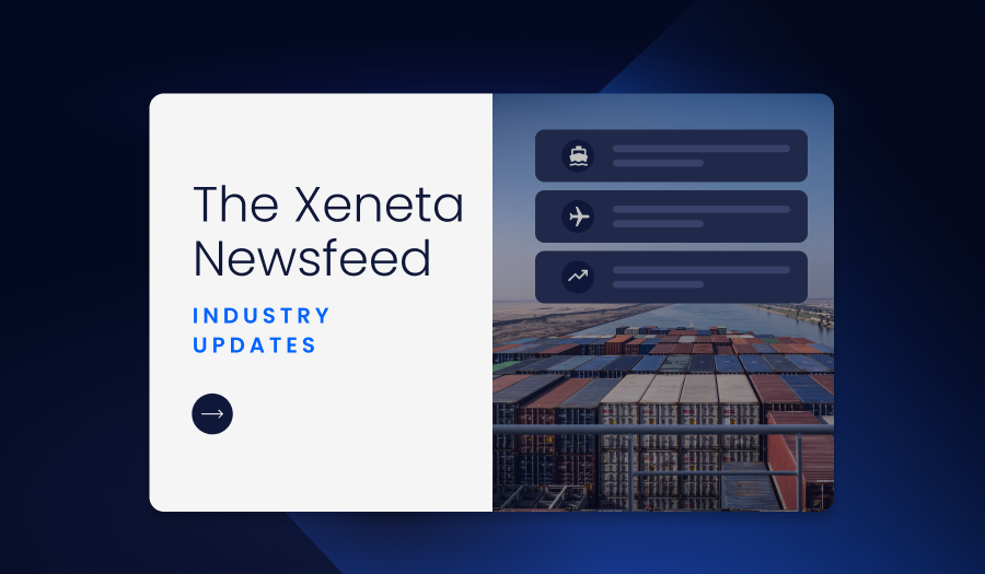 The latest news updates from across the ocean and air freight shipping markets.

Media requests for further information or interviews should be sent to press@xeneta.com or contact Philip Hennessey, Director of Communications (UK based), on +44 7830 021808.
