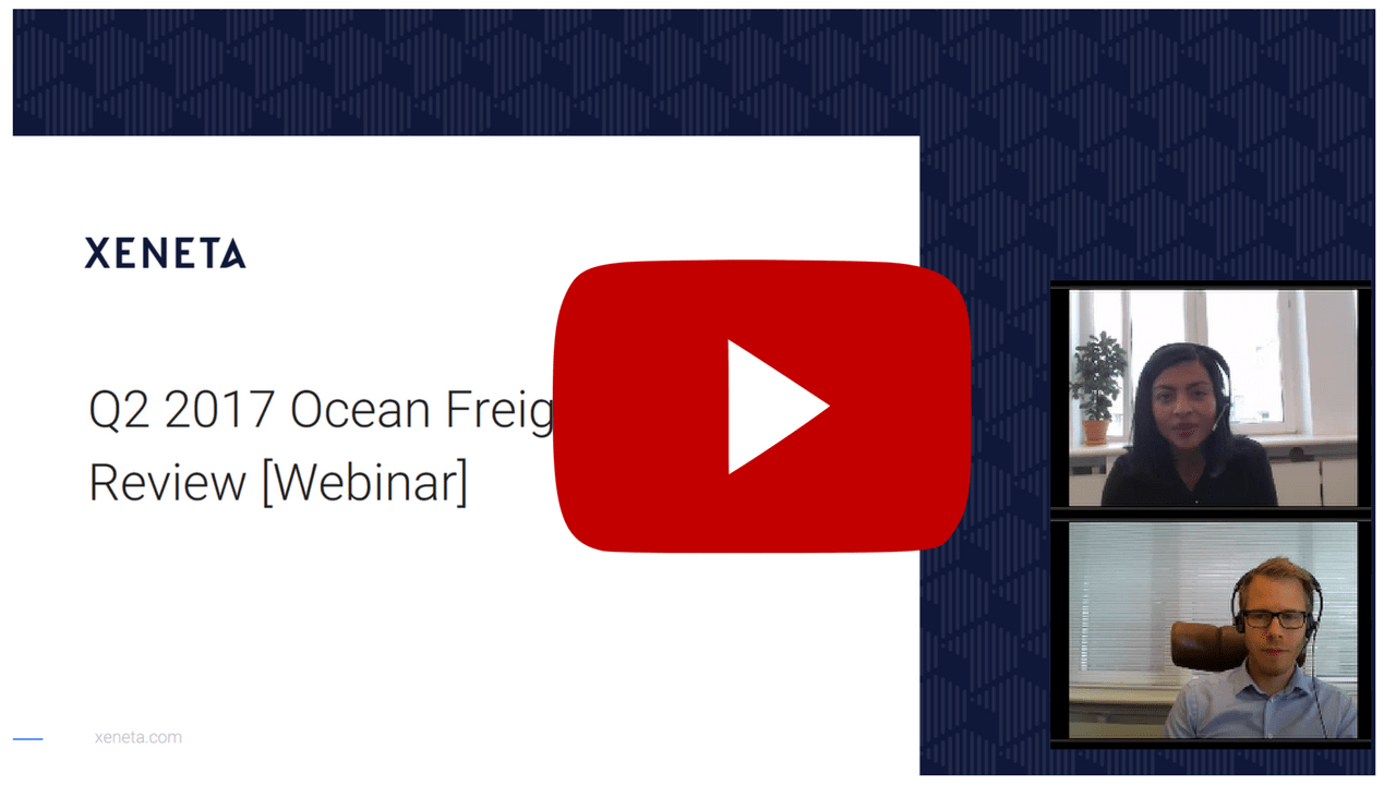 [Get Webinar] July '17 | Ocean Freight Shipping Rates Review