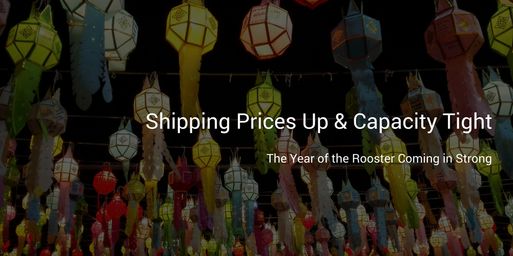 [Survey Says] Higher Container Rates and Tight Capacity Leading into Chinese New Year