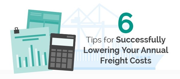 [INFOGRAPHIC] 6 Tips For Lowering Annual Ocean Freight Costs