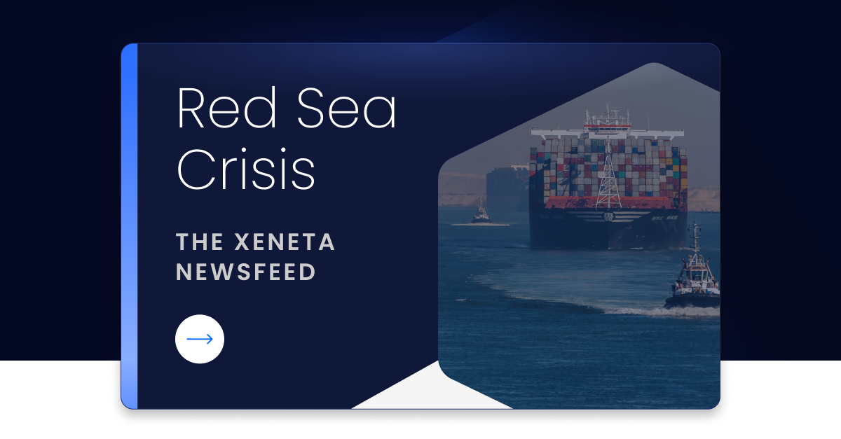 Follow the Red Sea Crisis with Xeneta for regular updates on ocean freight rates and trends.