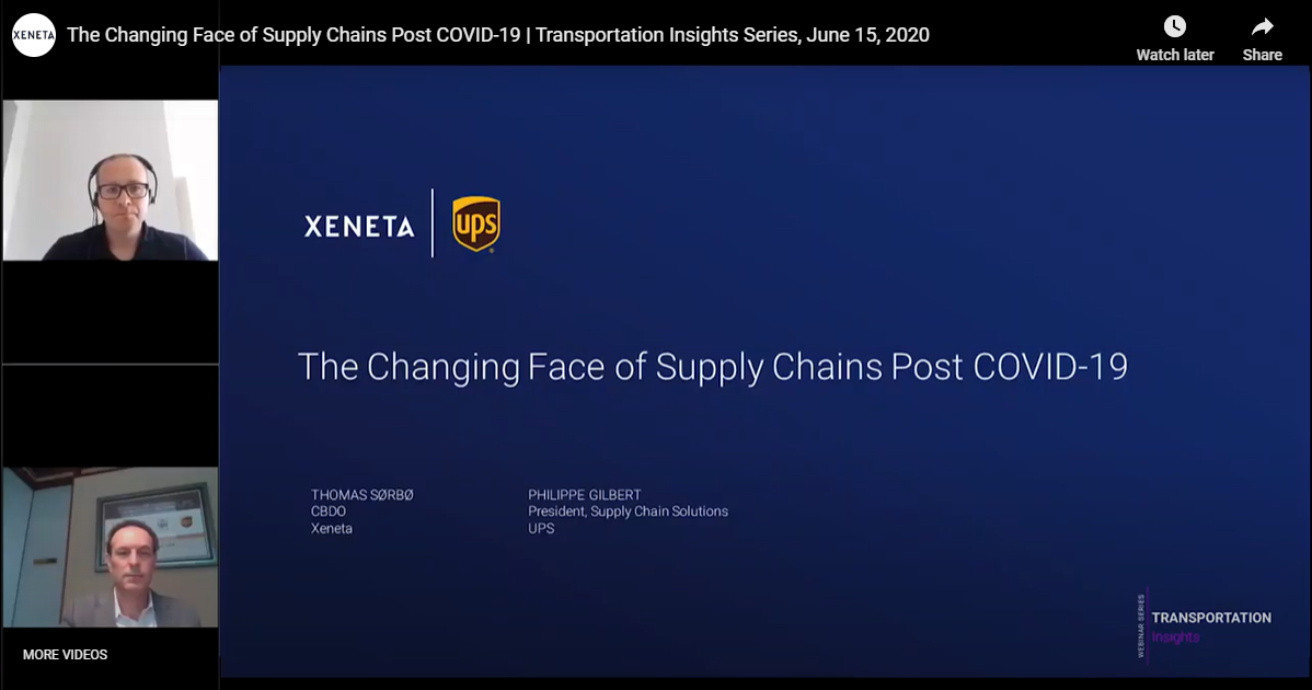 UPS: The Changing Face of Global Supply Chains Post Covid-19
