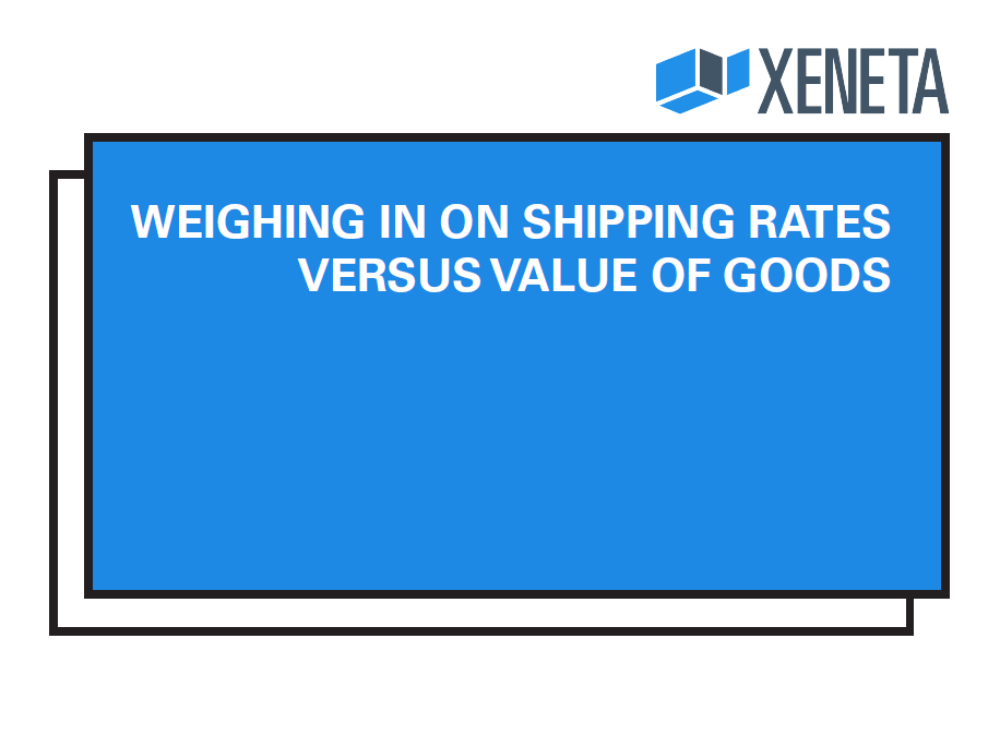 [SURVEY RESULTS] Weighing in on Shipping Rates Versus Value of Goods